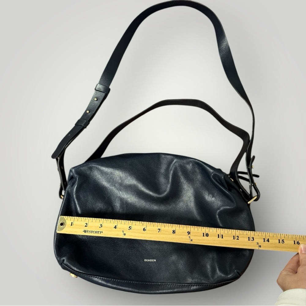SKAGEN Navy Blue Leather Bag Crossbody‎ - Picture 8 of 12